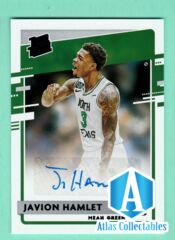 2021-22 CHRONICLES DRAFT RATED ROOKIE AUTO JAVION HAMLET BLACK RR-JHA